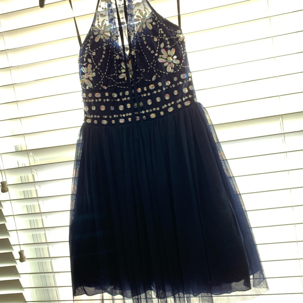 Navy Blue Prom Dress